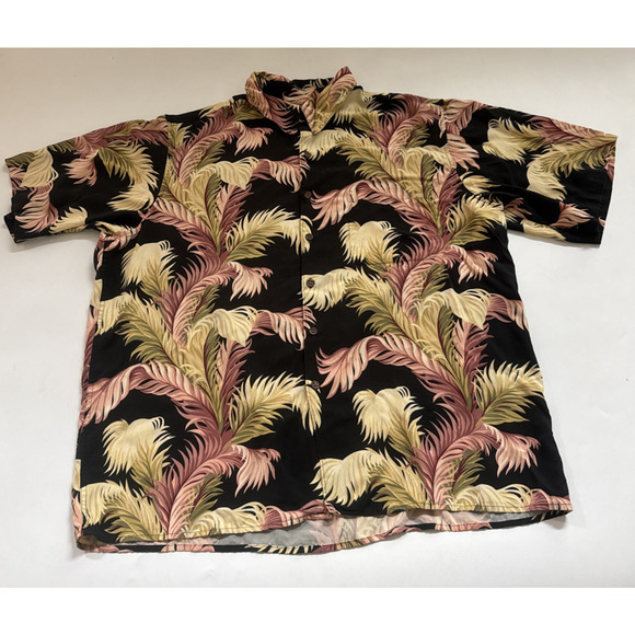 Vintage 90s Reyn Spooner FISH HAWAIIAN Aloha Shirt Size XXL/3XL SINLGE STITCH - Picture 1 of 9